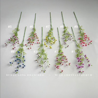 Petite marguerite sauvage Arrangement de fleurs artificielles rose vif pour décor de jardin pour Noël Nouvel An festivités du Nouvel An chinois
