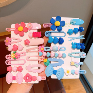 Trẻ em dễ thương ngọt ngào cô gái Kẹp tóc đầy màu sắc phim hoạt hình Clip tóc Boutique tóc pins dễ thương phụ kiện tóc - Product Image 4