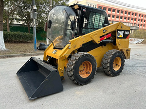 Haute qualité CAT246D Mini chargeuse compacte à glissement Machine à roue économique avec composants d'origine moteur moteur boîte de vitesses pompe à engrenages - Product Image 3