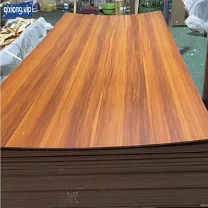 Quality assurance melamine wood grain finishing medium density fiberboard suitable for interior decoration furniture