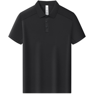 Polo Shirt Solid Color Polyester Fiber Short Sleeve White Daily Wear Work Uniforms Team Building Apparel - Product Image 3