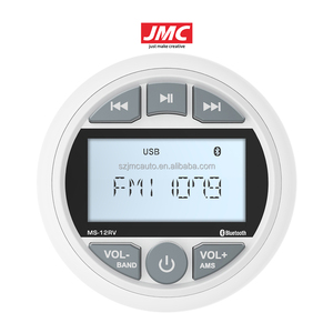 JMC-Receptor de medios inteligente BT, altavoz estéreo marino con USB 2,0, Radio marina, audio AM FM, música MP3 para yate, ATV, UTV, SUV, barco de golf - Product Image 1