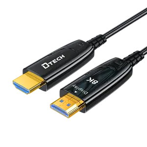 도매 HDMI 광섬유 케이블 8K 4K 2K 20M 10M 5M 3D HDR 48Gbps HDMI 2.1 광섬유 케이블 컴퓨터 용 이더넷