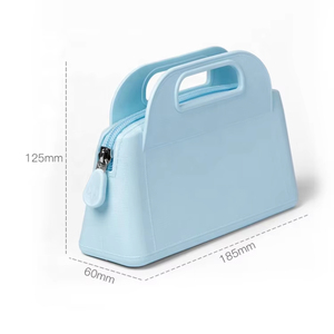 Silicone Pursecosmetic Bag Silicone Makeup Bag Small Zipper Case Make up Silicon Toiletry Travel Bag Make up Accessories - Product Image 2
