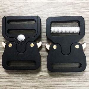 Collar de perro de nailon universal ajustable de 38mm de Liberación lateral rápida de Metal 45mm 7075 hebilla de cinturón de aluminio - Product Image 6