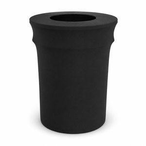 Event Rental Stretch Trash Can Cover Spandex Waste <b>Bin</b> Cover for Banquet Halls Hotels and Venue Packages - Product Image 1