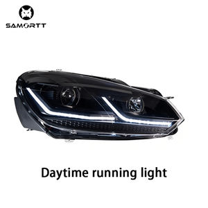 Nuevo Conjunto de Faros Delanteros LED PLD de 12V y 50W con Luz Alta/Baja para <span class=keywords><strong>VW</strong></span> <span class=keywords><strong>Golf</strong></span> 6 GTI Mk6 09-13 R20 6000K DRL Plug-and-Play 4000 Lm - Product Image 2