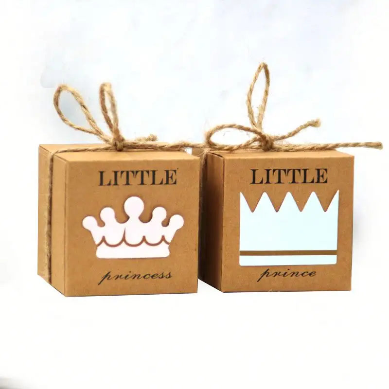 Подарочная коробка, коробка из крафт-бумаги для конфет, коробка для конфет, свадебные сувениры, украшение для детского праздника, товары для вечеринки на день рождения для мальчиков и девочек