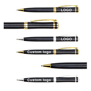 High Luxury Quality Business Hotel Metal Ballpoint <b>Pens</b> With Custom Logo Printed Writing 1.00 MM Width Novelty Promotional Gifts - Product Image 3