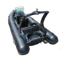 Offre Spéciale 17ft coque rigide en fibre de verre bateau pneumatique RIB-520 avec ponton en PVC ou Hypalon