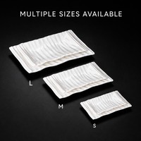 Assiette en mélamine incassable pour usage commercial dans les restaurants haut de gamme