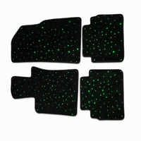 Tapis de sol de voiture personnalisés RGB ciel étoilé, imperméables, éclairage d'ambiance, tapis pour la modification intérieure des véhicules de luxe
