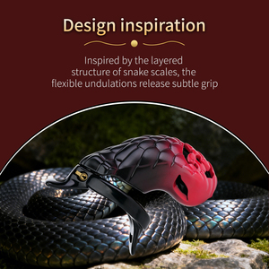 Cage de chasteté masculine en résine Cobra Design, légère et portable, disponible en rose et noir, accessoire BDSM pour adultes 18+ - Product Image 5