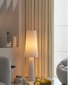 Nodric Licht Wit Glanzend Design Interieur Verlichting Huis Woonkamer Decors Led Stof Vloerstandaard Lamp