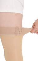 Vente en gros de chaussettes médicales : Fournisseur d'usine de bas de contention graduée jusqu'aux cuisses pour le soulagement des varices et de l'œdème