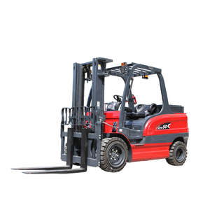 Pegangan wadah listrik kuat, isi 5 Ton baterai Lithium-Ion kapasitas angkat 4 roda tiang dua tahap garansi 1 tahun - Product Image 1