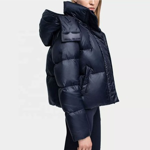 Nueva Chaqueta Bomber Acolchada Personalizada para Mujer, Chaqueta Corta de Burbujas Tejida, Impermeable y Cortavientos para Damas - Product Image 2