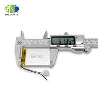 Batería Recargable de Polímero de Litio Directo de Fábrica, Tamaño y Capacidad Personalizables, 3.7V 350mah 500mAh, para Mini Altavoces y Reproductores MP3