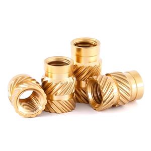 <span class=keywords><strong>Tuba</strong></span> Hot Melt M1M2M3M4M5M6M8 Écrou en laiton moleté Insert Écrous en cuivre d'injection - Product Image 2