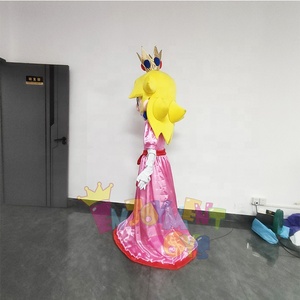 Usine de haute qualité nouveaux produits <span class=keywords><strong>adulte</strong></span> humain en peluche marche costume personnage de dessin animé pêche <span class=keywords><strong>princesse</strong></span> mascotte Costumes pour les ventes - Product Image 2