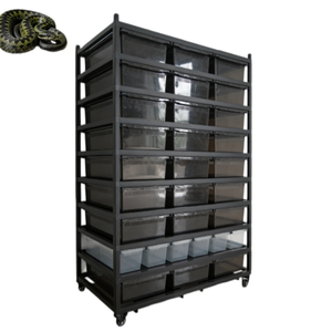 Toptan Evcil Hayvan Malzemeleri PVC İstiflenebilir Kompozit Raf Sürüngen Topu Üretim Rafı Üretim Odası Sergi Rafı - Product Image 4