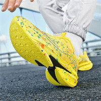 Nouvelles chaussures de sport unisexes printemps-été, respirantes et confortables, à semelle plate, avec empeigne en maille, style chaussette, couleurs mélangées, en EVA