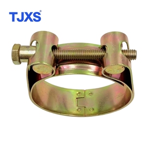 Klem Baja Tahan Karat Tiongkok Satu Kepala Dua Lapis Klem Pengikat Pipa Tugas Berat Klem Perbaikan Pengikat Logam - Product Image 2