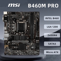 Untuk Motherboard Desktop MSI B460M-PRO 10th Gen M ATX Mendukung Intel B460 I7/I5/I3 LGA1200 dengan M.2 HDMI 64GB RAM SATA Double DDR4.