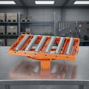 Nouveau convoyeur à rouleaux motorisé en acier au carbone à 90 degrés, vitesse de 10 m/min, durable pour le transfert de palettes, l'industrie alimentaire et des boissons - Product Image 5