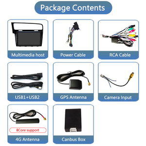 Autoradio Wireless CarPlay e Android Auto per <span class=keywords><strong>Volkswagen</strong></span> VW <span class=keywords><strong>Golf</strong></span> 7 <span class=keywords><strong>2013</strong></span> - 2017 LHD Lettore Video Multimediale Navigazione GPS WiFi 5G BT - Product Image 3