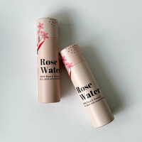 Conteneur de luxe écologique de qualité alimentaire à bas prix pour bâton à lèvres baume à lèvres emballage cadeau rond tube de papier Push up cosmétique