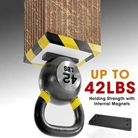 Support magnétique dissimulé en caoutchouc anti-rayures pour chargeurs de fusil, pour véhicule, camion, voiture, mur et bureau