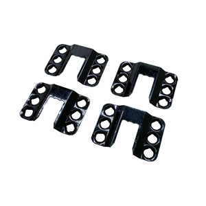 E221 Black Six Hole Molded <b>Hanging</b> <b>Hook</b> 5-10kg Load Capacity Double <b>Hook</b> <b>For</b> Photo Frame Back Panel Hardware Accessory - Product Image 4
