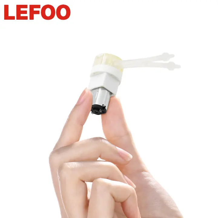 Lefoo 12V Dc Kleine Doseren Micro Fluidic Peristaltische Doseerpomp 8 Ml/min Automat Vulling Voor Cleanser