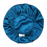 Bonnet en soie de grande taille pour dormir, 100% Mulberry 16/19/22 Momme soie réglable pour les soins capillaires de nuit Bonnet de sommeil