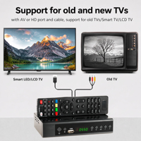 Récepteur TV DVB T2, décodeur Wifi HD, décodeur Stb avec garantie d'un an pour l'Europe
