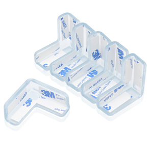 Protezioni angolari protezione per mobili in plastica morbida protezione trasparente di sicurezza per tavolino in <span class=keywords><strong>vetro</strong></span> per armadietto - Product Image 2