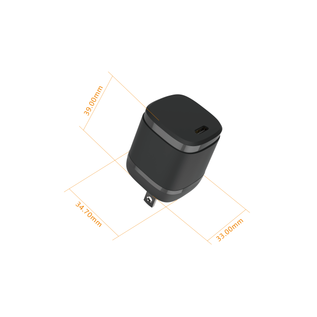GaN Tech PD 30W PPS Fast Charger Adapter Usb Mini USB C PD QC Wall Charger for Mobile Phone iPad Tablet