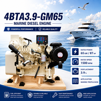 Moteur diesel marin turbocompressé SCDC Cums 4BTA3.9 Série 4BTA3.9-GM65 65 kW 1500 tr/min pour systèmes de bateaux de passagers et de bateaux de travail