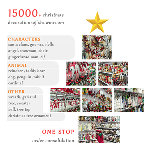 Luxuriöse Weihnachts mann figur für Weihnachten aus Stoff, geeignet für festliche Feiern Anpassbarer Stoff artikel - Product Image 6