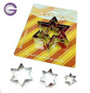 Lot de 3 <span class=keywords><strong>emporte</strong></span>-pièces de Noël écologiques en acier inoxydable, en forme d'étoiles de 3 tailles différentes (<span class=keywords><strong>mini</strong></span>), fabriqués en Chine - Product Image 2