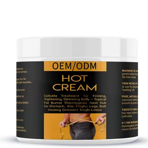 Custom Zweet Crème Body Vormgeven Enhancer Vetverbranding Zweten Organische Parabenen-Gratis Hot Crème Oem