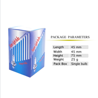 Ampoule halogène H4 12V 60/55W en verre dur, couleur blanc chaud, lampe auto 12V avec forme H4 pour phares de voiture