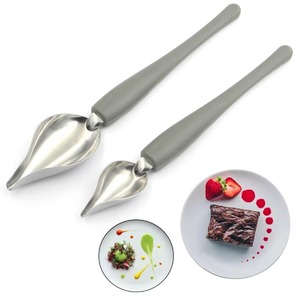 Cuchara de Decoración para Chefs, Herramienta para Decorar Sushi, Diseñar Platos con Salsas, Aderezos, Postres, Repostería, Gastronomía, Cuchara para Café - Product Image 1