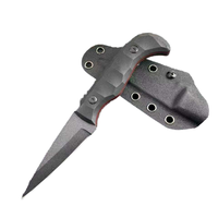 Petit couteau à lame fixe, couteau de survie pour la chasse, le camping, couteau de cou pour personnaliser