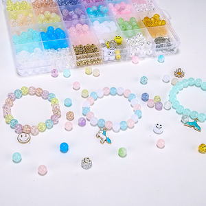 Kit de perles rondes en céramique Heishi de 24 couleurs, modèle TGC-20427, pour la fabrication de bijoux, bracelets et colliers DEE.LUN - Product Image 5