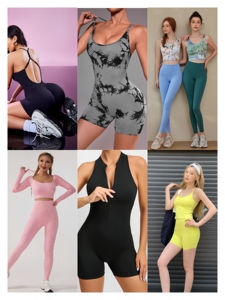 Liquidation DJ Vêtements mixtes pour femmes Différents styles <span class=keywords><strong>de</strong></span> vêtements <span class=keywords><strong>de</strong></span> yoga sportifs et à la mode disponibles en <span class=keywords><strong>vente</strong></span> <span class=keywords><strong>de</strong></span> gros aux prix actuels. - Product Image 2