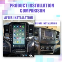 Radio para Auto de 13.6 Pulgadas con Android 12 para Dodge RAM 2019-2022, Reproductor Multimedia Estéreo con Android Auto, Navegación GPS, Carplay, Unidad Principal