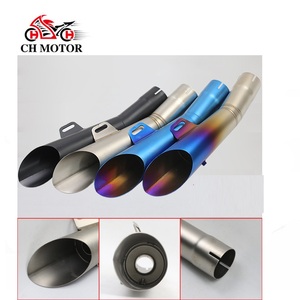 CHMotor Échappement universel pour moto GP, tuyau de motocross, échappement, silencieux de course pour R6 R3 MT09 Pitbike <span class=keywords><strong>ATV</strong></span> - Product Image 1
