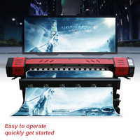 Impresora de plotter Eco solvente de gran formato de 1,8 m con impresora Eco solvente de corte automático